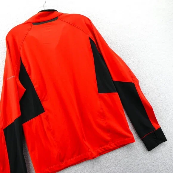 Obermeyer Jacket Large Womens‎ Orange 1/4 Zip Aspen Ski Colorado Casual Sporty - Picture 13 of 14